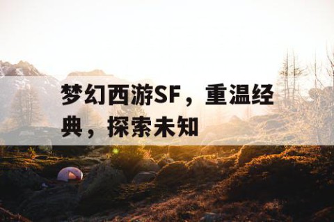 梦幻西游SF，重温经典，探索未知