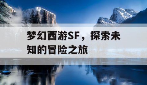 梦幻西游SF，探索未知的冒险之旅