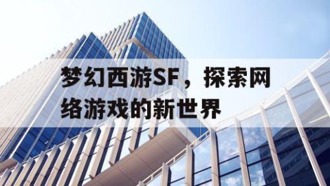 梦幻西游SF，探索网络游戏的新世界