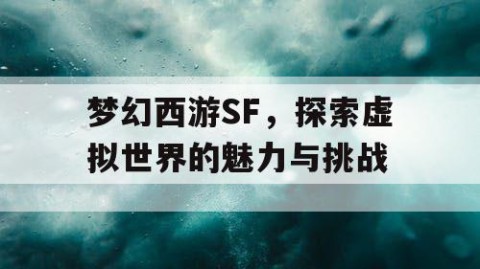 梦幻西游SF，探索虚拟世界的魅力与挑战