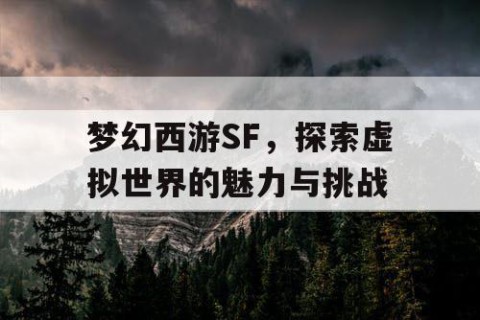 梦幻西游SF，探索虚拟世界的魅力与挑战