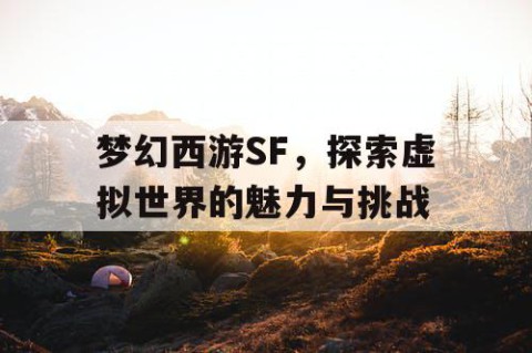 梦幻西游SF，探索虚拟世界的魅力与挑战