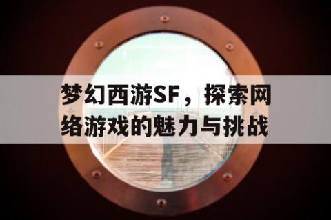 梦幻西游SF，探索网络游戏的魅力与挑战