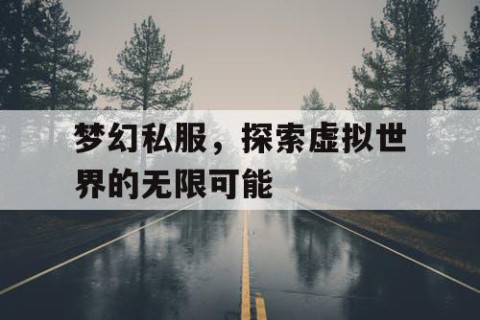 梦幻私服，探索虚拟世界的无限可能