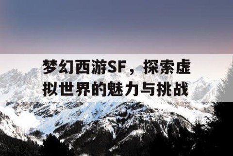 梦幻西游SF，探索虚拟世界的魅力与挑战