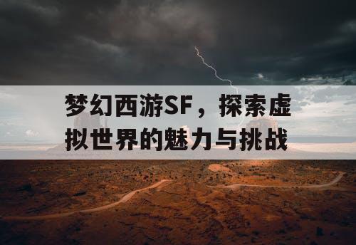 梦幻西游SF	，探索虚拟世界的魅力与挑战