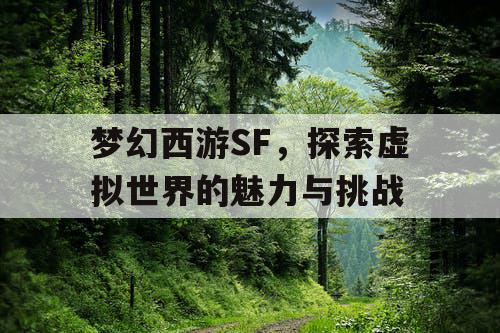 梦幻西游SF	，探索虚拟世界的魅力与挑战