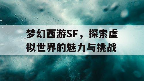 梦幻西游SF，探索虚拟世界的魅力与挑战