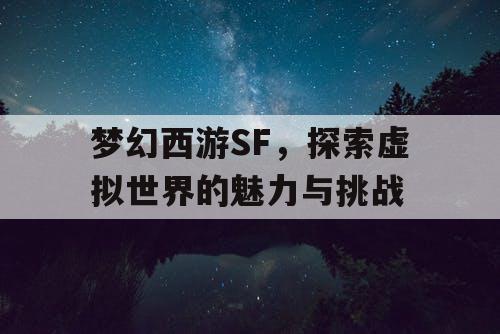 梦幻西游SF，探索虚拟世界的魅力与挑战