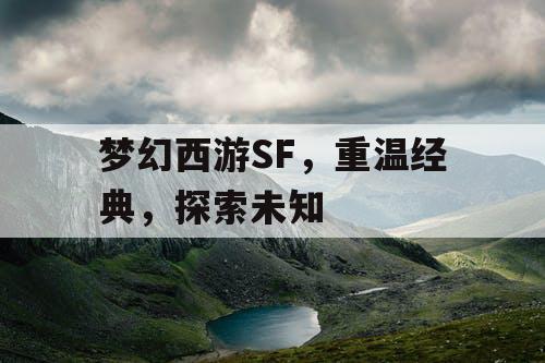 梦幻西游SF，重温经典	，探索未知