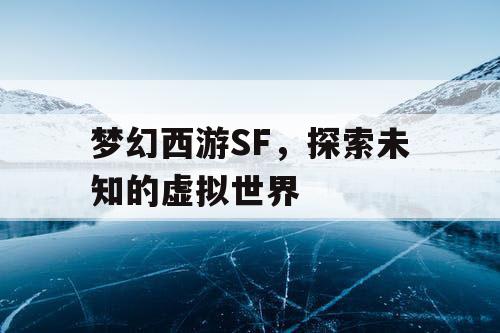 梦幻西游SF，探索未知的虚拟世界