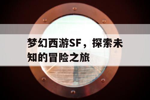 梦幻西游SF，探索未知的冒险之旅