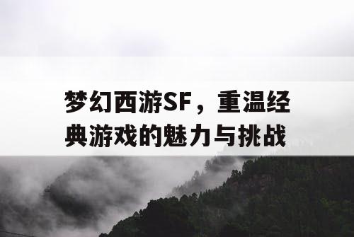 梦幻西游SF，重温经典游戏的魅力与挑战