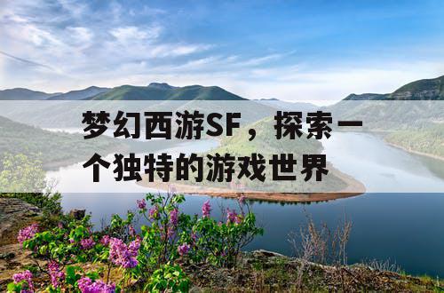 梦幻西游SF，探索一个独特的游戏世界