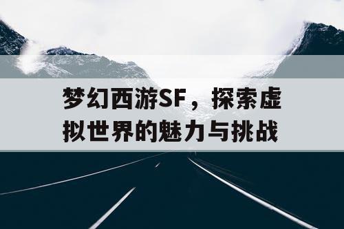 梦幻西游SF	，探索虚拟世界的魅力与挑战