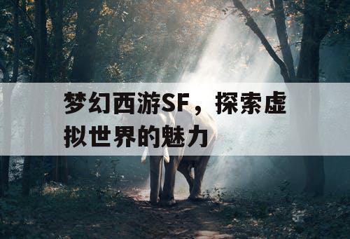 梦幻西游SF，探索虚拟世界的魅力