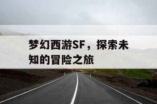 梦幻西游SF	，探索未知的冒险之旅