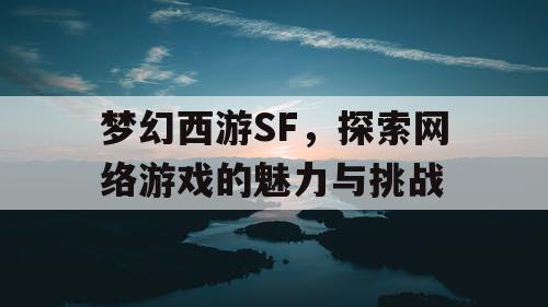 梦幻西游SF，探索网络游戏的魅力与挑战