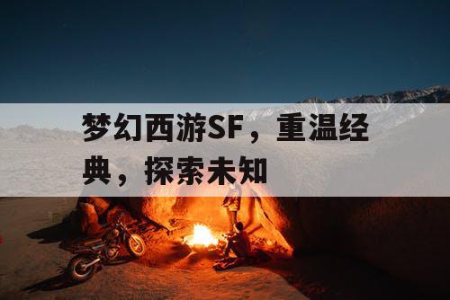 梦幻西游SF，重温经典	，探索未知