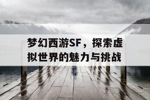 梦幻西游SF	，探索虚拟世界的魅力与挑战