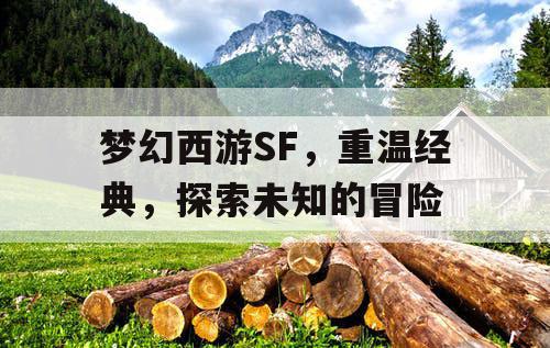 梦幻西游SF，重温经典，探索未知的冒险