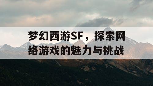 梦幻西游SF	，探索网络游戏的魅力与挑战