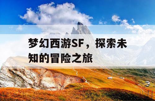 梦幻西游SF，探索未知的冒险之旅