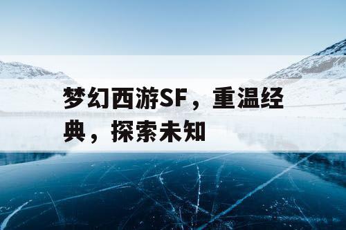 梦幻西游SF，重温经典	，探索未知