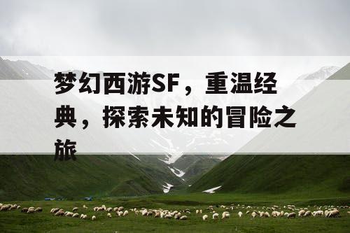 梦幻西游SF，重温经典，探索未知的冒险之旅