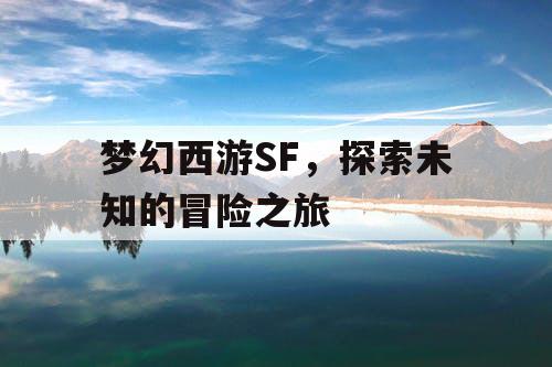 梦幻西游SF	，探索未知的冒险之旅