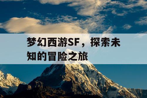 梦幻西游SF	，探索未知的冒险之旅