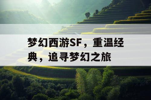 梦幻西游SF，重温经典	，追寻梦幻之旅