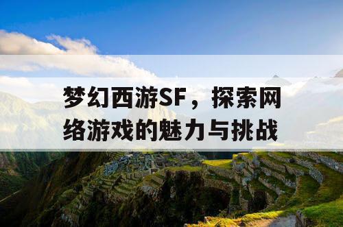 梦幻西游SF	，探索网络游戏的魅力与挑战