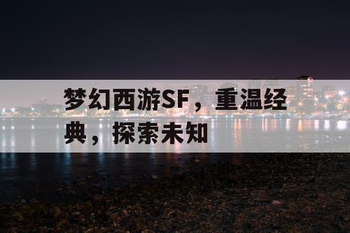 梦幻西游SF，重温经典	，探索未知