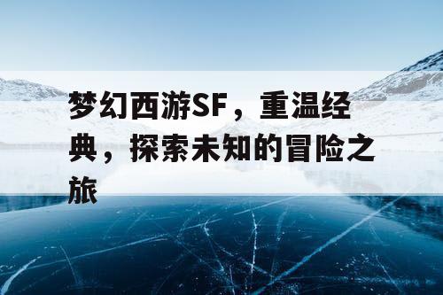 梦幻西游SF，重温经典，探索未知的冒险之旅